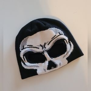 Half-Face Double Knit Hat